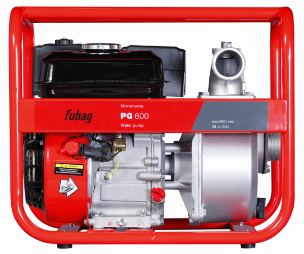 Мотопомпа бензиновая FUBAG PG 600